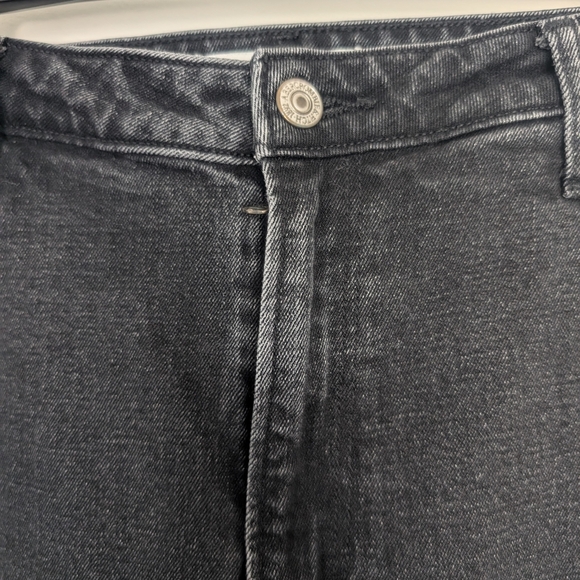 Abercrombie & Fitch Curve Love Jeans Women's 33/16 The Mom High Rise Black Y2K - Picture 4 of 13